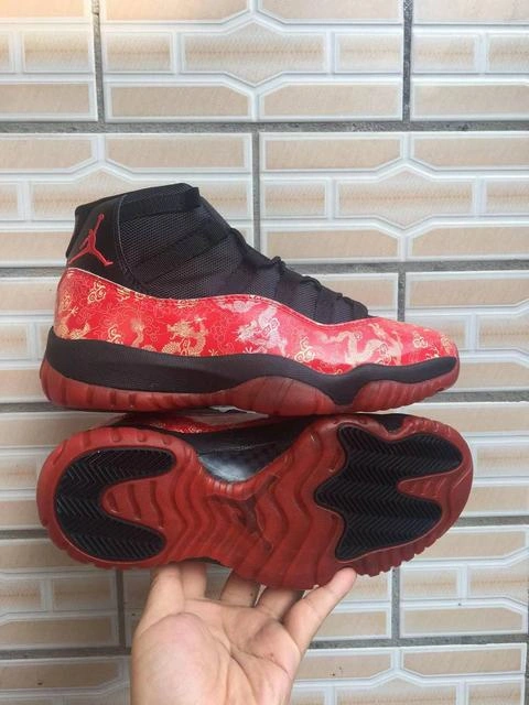 Air Jordan 11 Vintage Red Dragon Black-1