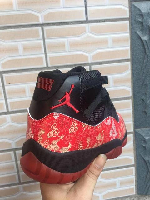 Air Jordan 11 Vintage Red Dragon Black-1