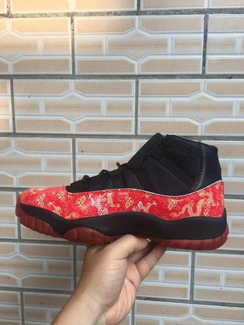 Air Jordan 11 Vintage Red Dragon Black-1