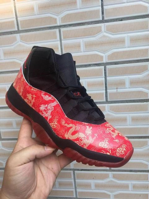 Air Jordan 11 Vintage Red Dragon Black-1