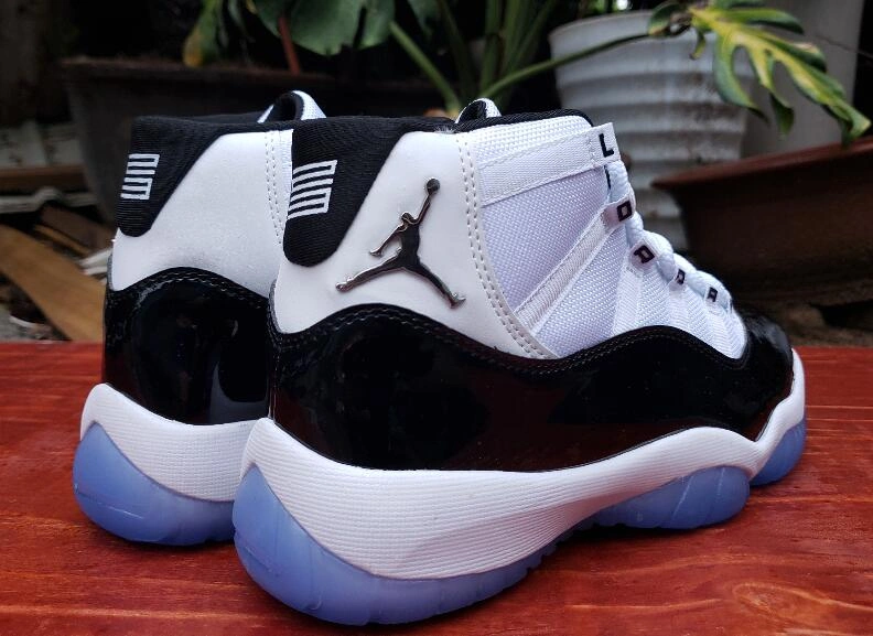 Air Jordan 11 White Black Printing-1