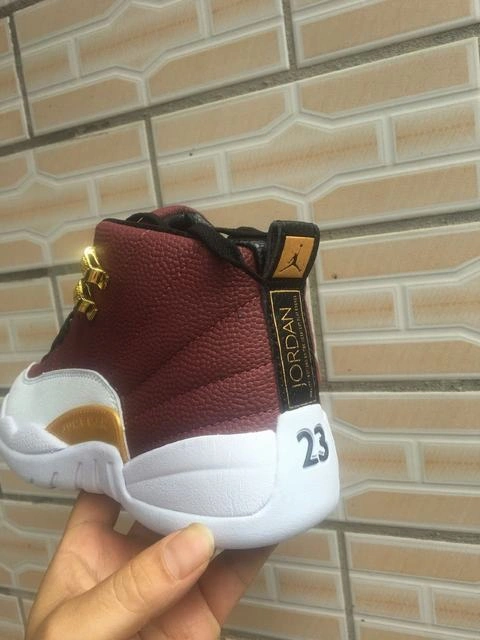 Air Jordan 12 Brown White-1