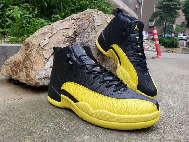 Air Jordan 12 Bumblebee Yellow Black