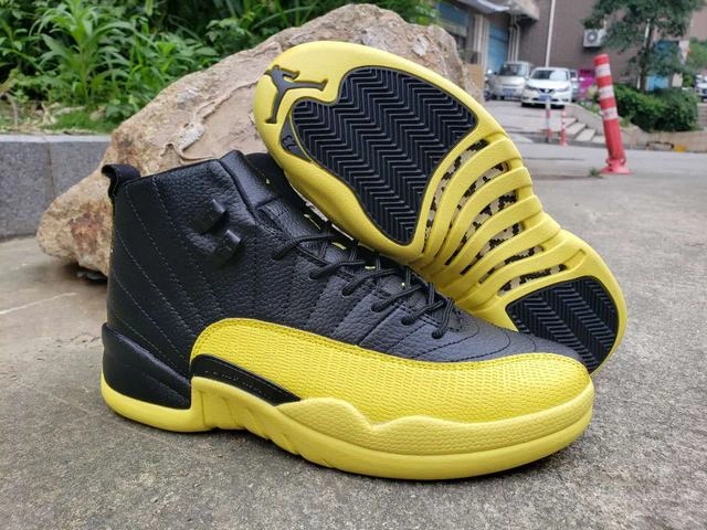 Air Jordan 12 Bumblebee Yellow Black