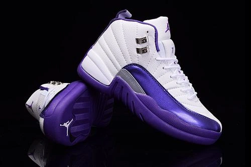 Air Jordan 12 GS “Kings” Purple White-1