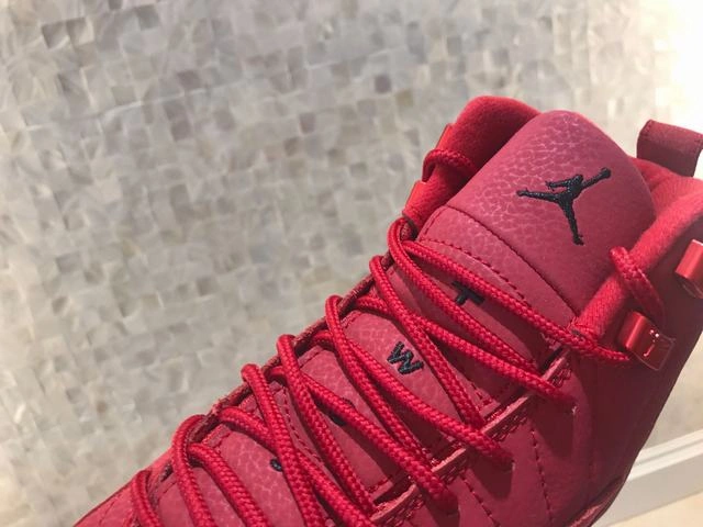 Air Jordan 12 GS Red Suede
