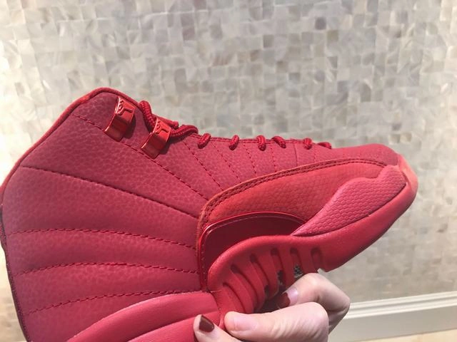 Air Jordan 12 GS Red Suede