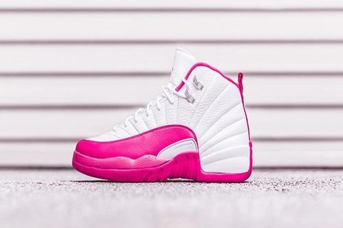 Air Jordan 12 GS Vivid Pink-1