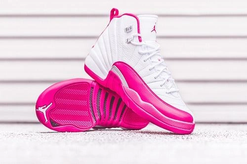 Air Jordan 12 GS Vivid Pink-1