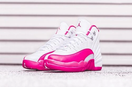 Air Jordan 12 GS Vivid Pink-1