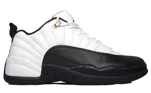 Air Jordan 12 Low Men White Black-1