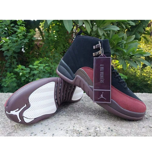 Air Jordan 12 Retro Black Wine Red