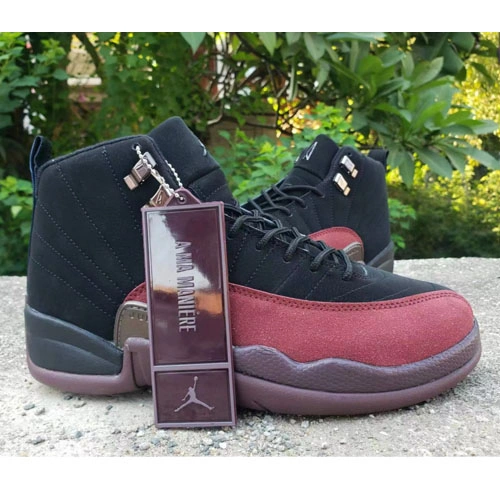 Air Jordan 12 Retro Black Wine Red
