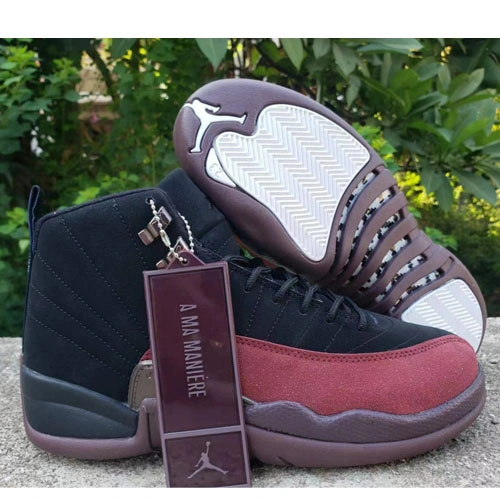 Air Jordan 12 Retro Black Wine Red