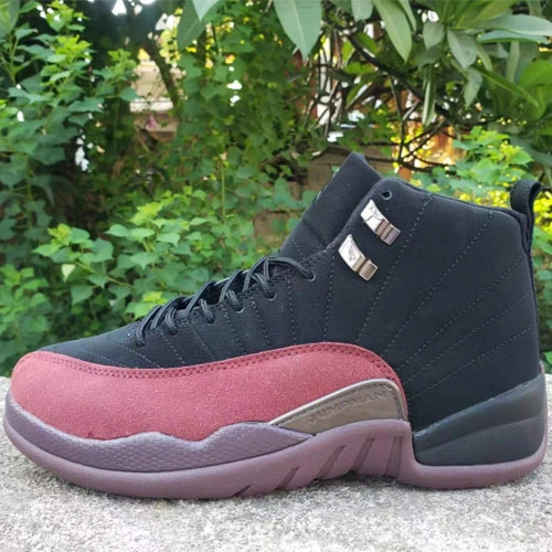 Air Jordan 12 Retro Black Wine Red