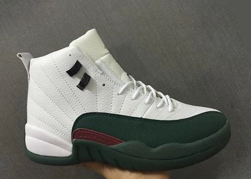 Air Jordan 12 Retro White Dark Green