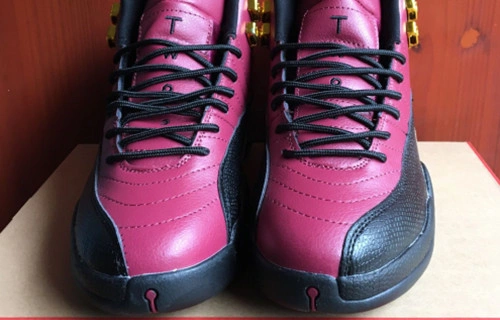 Air Jordan 12 Retro Wine Red Black