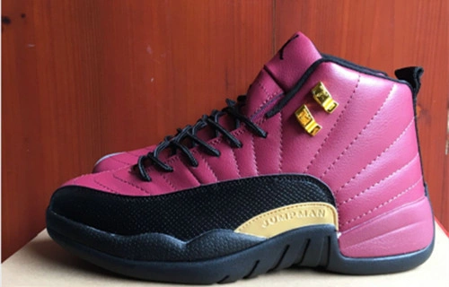 Air Jordan 12 Retro Wine Red Black