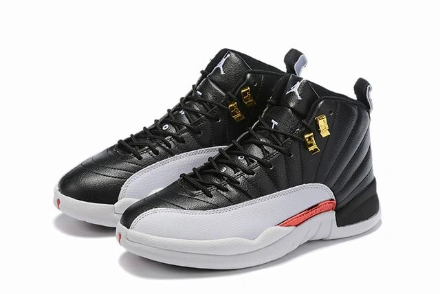 Air Jordan 12 White Red Gold-1
