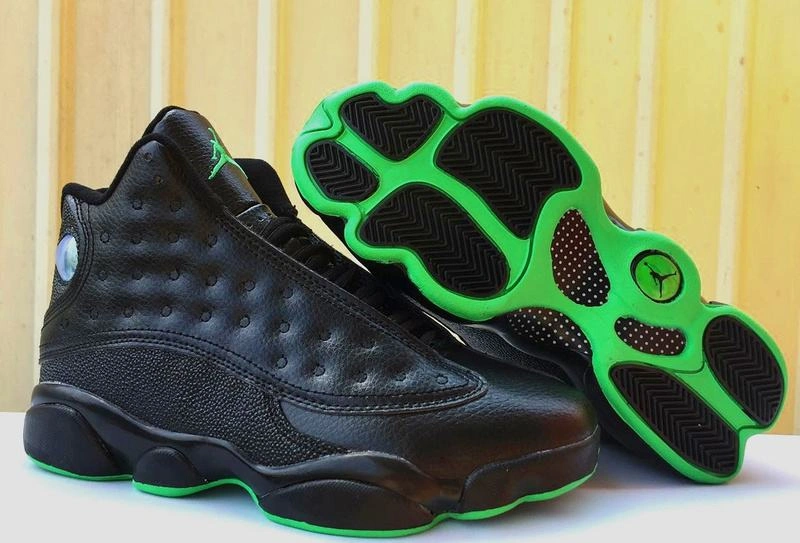 Air Jordan 13 Black Green-1