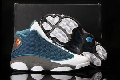 Air Jordan 13 Flint Blue Grey White