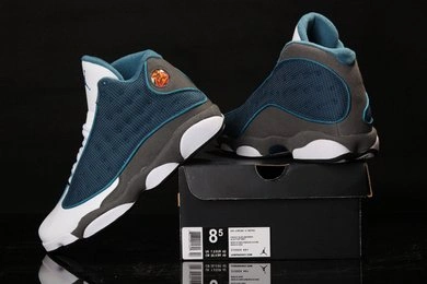 Air Jordan 13 Flint Blue Grey White