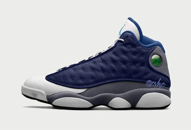 Air Jordan 13 Flint Navy Blue-1