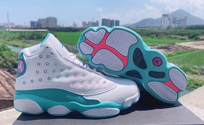 Air Jordan 13 GS Aurora Green-1