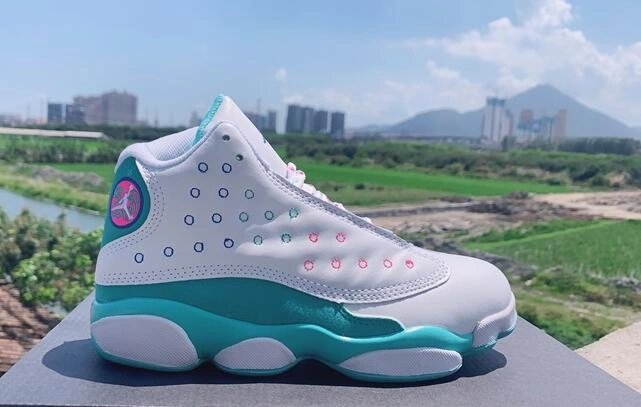 Air Jordan 13 GS Aurora Green-1