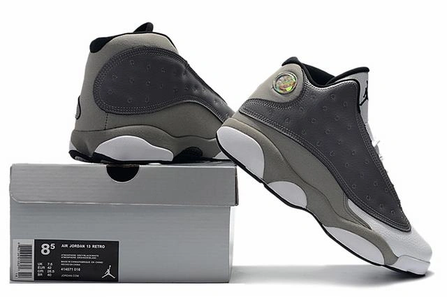 Air Jordan 13 Light Gray White-01
