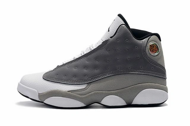 Air Jordan 13 Light Gray White-01