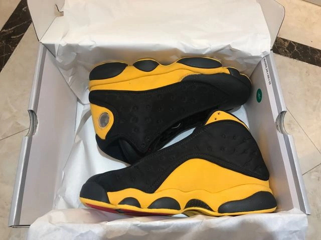 Air Jordan 13 Retro Black yellow-1