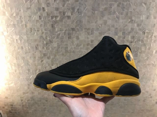Air Jordan 13 Retro Black yellow-1