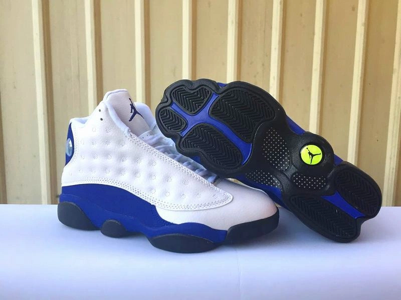 Air Jordan 13 White Blue Black-01