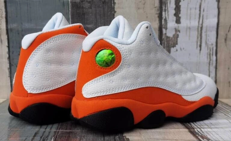 Air Jordan 13 White Orange Red-1
