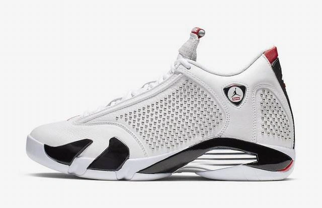 Air Jordan 14 Black White For Women-1