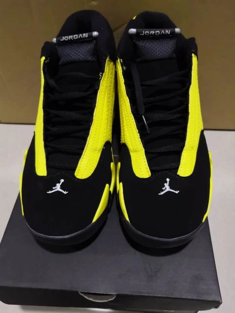 Air Jordan 14 High Black Yellow-01