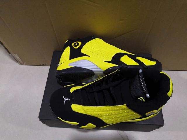 Air Jordan 14 High Black Yellow-01