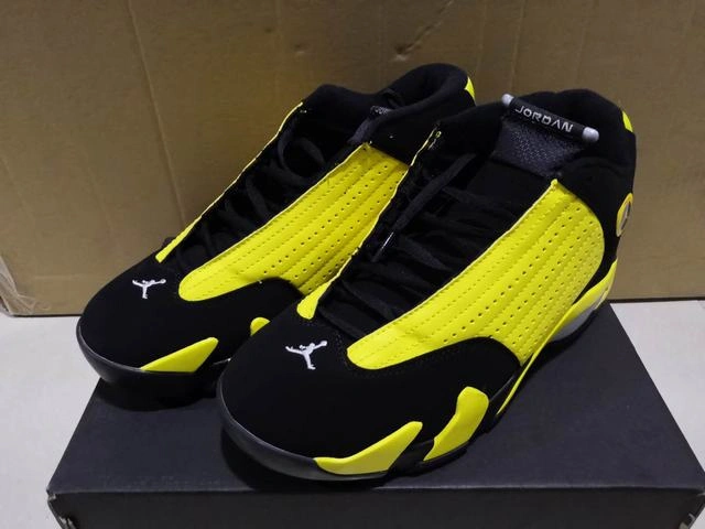 Air Jordan 14 High Black Yellow-01