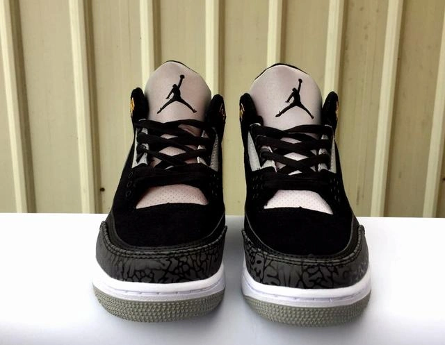Air Jordan 3 Black Cement 3M Reflective-1