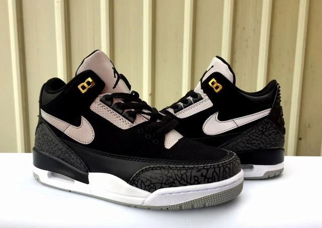 Air Jordan 3 Black Cement 3M Reflective-1