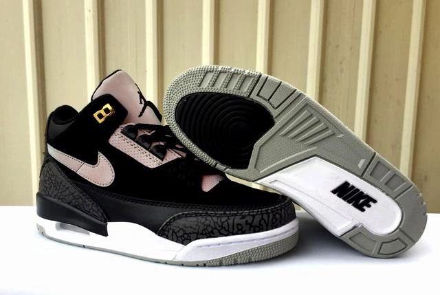 Air Jordan 3 Black Cement 3M Reflective-1