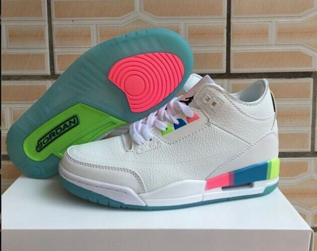 Air Jordan 3 GS White Color-1