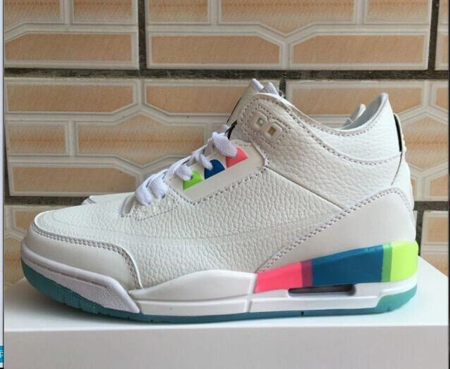 Air Jordan 3 GS White Color-1