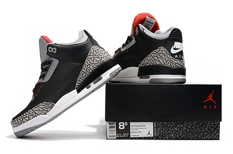 Air Jordan 3 New Black Cement-1