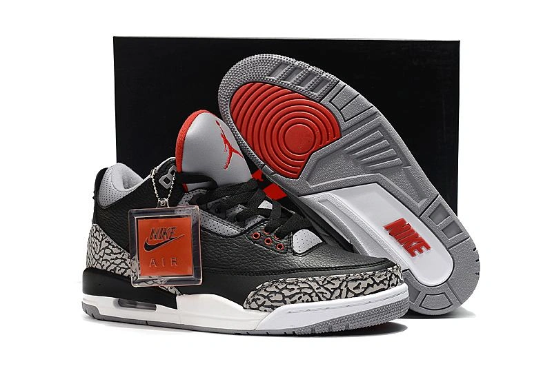 Air Jordan 3 New Black Cement-1