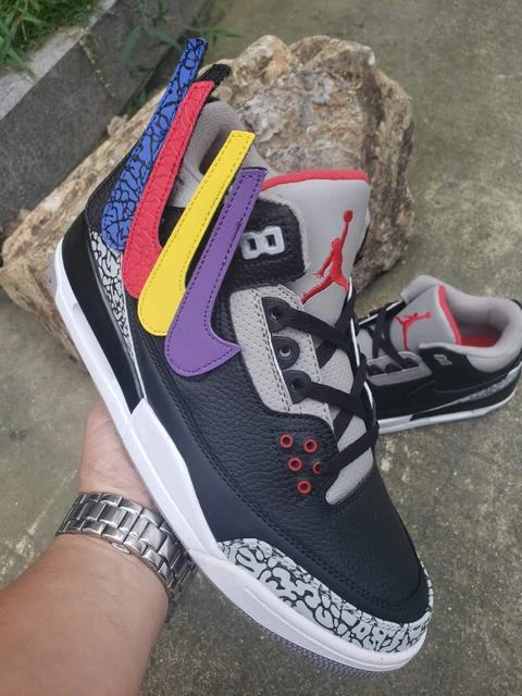 Air Jordan 3 New Black Cement-1