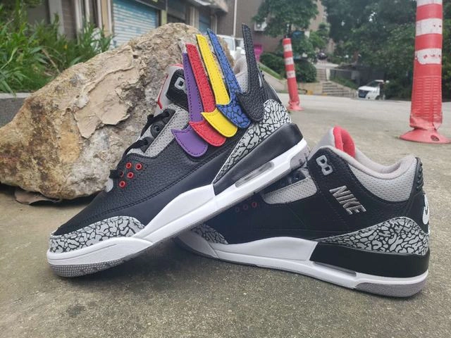 Air Jordan 3 New Black Cement-1