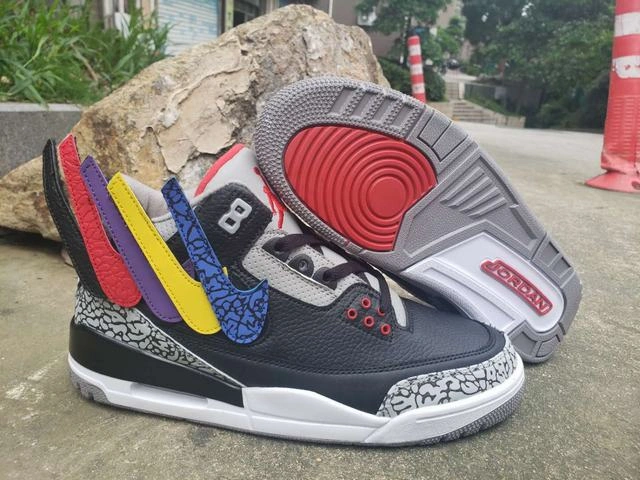 Air Jordan 3 New Black Cement-1