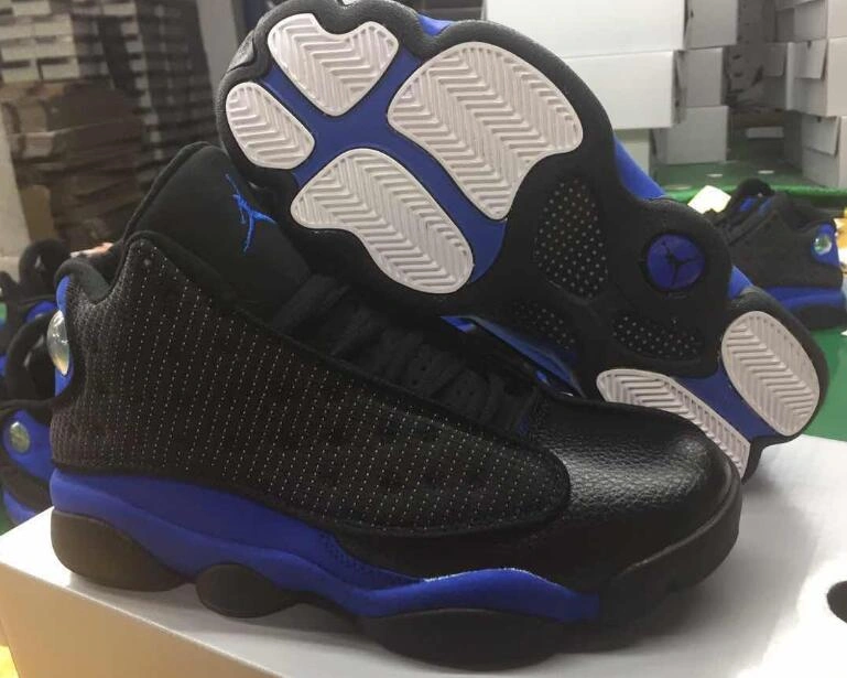 Air Jordan 3 Retro Black Blue-1